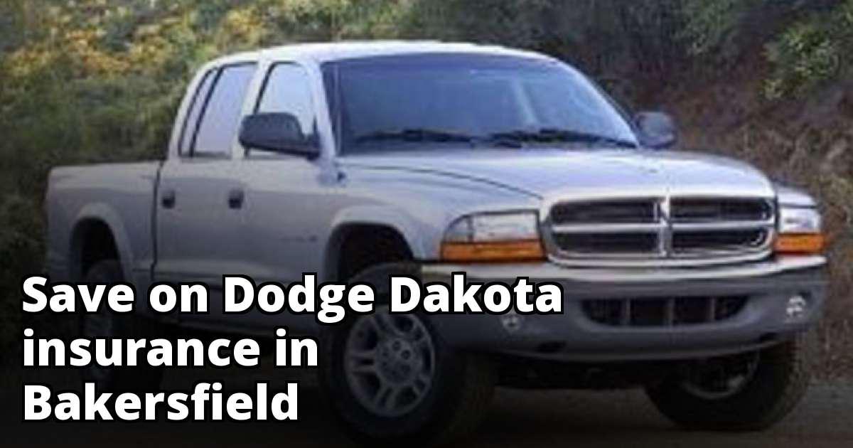 Dodge Dakota Insurance Rates in Bakersfield, CA