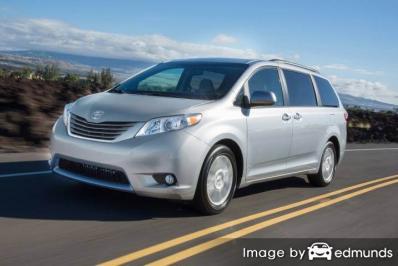 Insurance quote for Toyota Sienna in Bakersfield