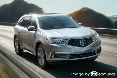 Insurance rates Acura MDX in Bakersfield