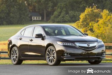 Insurance rates Acura TLX in Bakersfield