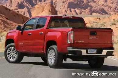 Insurance rates GMC Canyon in Bakersfield