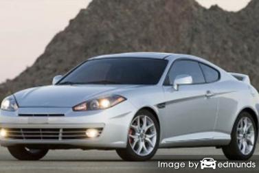 Insurance rates Hyundai Tiburon in Bakersfield