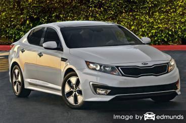 Insurance rates Kia Optima Hybrid in Bakersfield