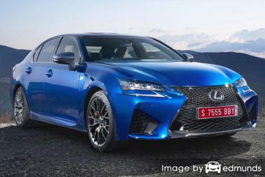 Insurance rates Lexus GS F in Bakersfield