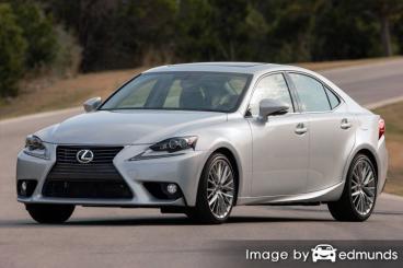 Insurance rates Lexus IS 250 in Bakersfield