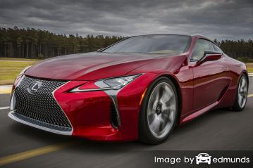 Insurance rates Lexus LFA in Bakersfield