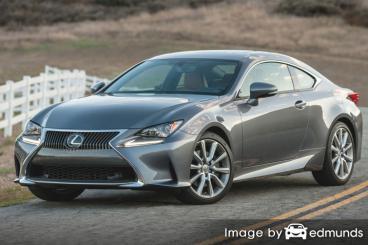 Insurance rates Lexus RC 300 in Bakersfield