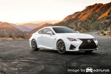 Insurance rates Lexus RC F in Bakersfield