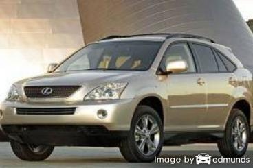 Insurance rates Lexus RX 400h in Bakersfield