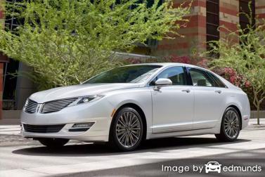 Insurance rates Lincoln MKZ in Bakersfield