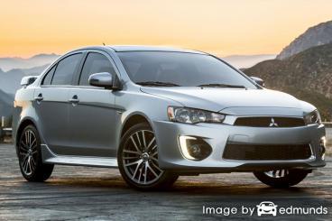 Insurance rates Mitsubishi Lancer in Bakersfield