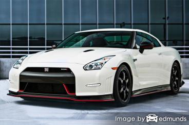 Insurance rates Nissan GT-R in Bakersfield