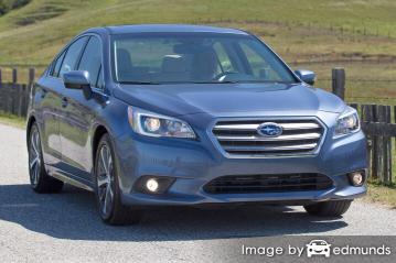 Insurance rates Subaru Legacy in Bakersfield