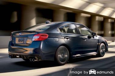 Insurance rates Subaru WRX in Bakersfield