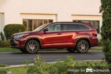 Insurance quote for Toyota Highlander in Bakersfield
