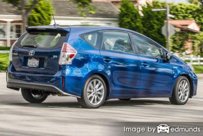 Insurance rates Toyota Prius V in Bakersfield