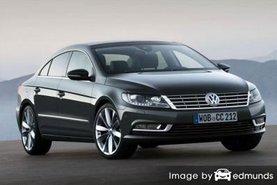 Insurance rates Volkswagen CC in Bakersfield