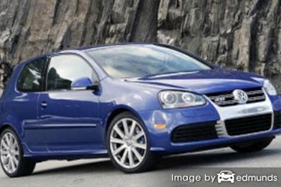 Insurance rates Volkswagen R32 in Bakersfield